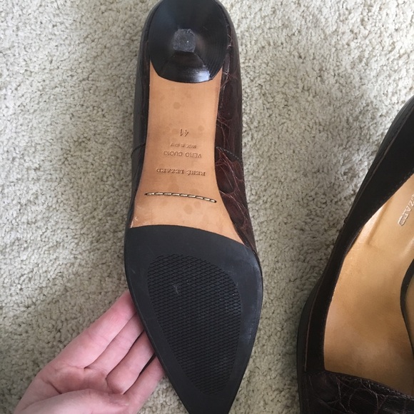 Rene lizard vero Cuoio heeled shoes - Picture 4 of 6